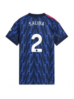 Zenske Futbalové oblečenie Arsenal William Saliba #2 2025-26 Krátky Rukáv - Preč Zenske Futbalové oblečenie Arsenal William Saliba #2 2025-26 Krátky Rukáv - Preč